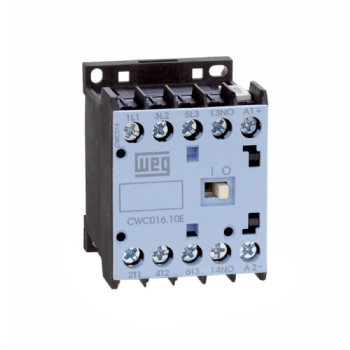 Mini Contator de Potência WEG CWC0-16-10-30V26, 16A, 220V 50/ 60Hz, 3 Polos, 1NA. Cód: 12486663