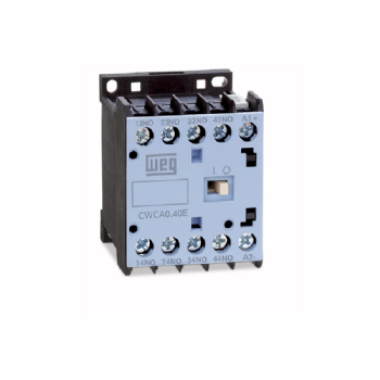Mini Contator Auxiliar WEG CWCA0-31, 3NA+1NF, 220VCA. Cód: 12486844