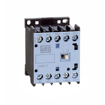 Mini Contator de Potência WEG CWC012-01-30V04 12A 24VCA 1NF Cód: 12486610