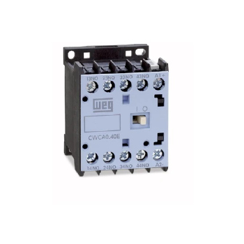 Mini Contator Auxiliar WEG CWCA0-22-00V04 24VCA 2NA+2NF Cód: 12486787