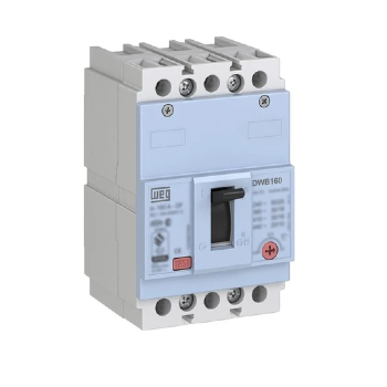 Disjuntor Caixa Moldada WEG DWB160B-63-3DX, 63A, 3 Polos. Cód: 11339642