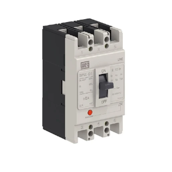 Disjuntor Caixa Moldada WEG DWP63L-50-3, 50A, 3 Polos. Cód: 14256726