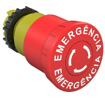 Botão Emergência Gira para Soltar WEG CSW-BESG46, Vermelho, IP66. Cód: 13034654