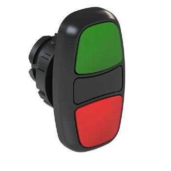 Botão Duplo Faceado WEG CSW2-BDF21, Verde/Vermelho, 22mm. Cód: 12905153