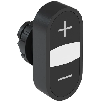 Botão Duplo Faceado WEG CSW-BD55PN-WH, Cor Preto. Cód: 12884114