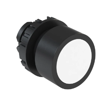 Botão Pulsador Faceado WEG CSW-BF0, Cor Branco, 22mm, IP66. Cód: 12880559