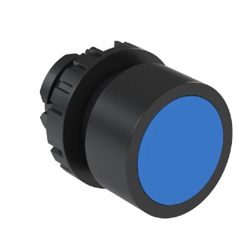Botão Pulsador Faceado WEG CSW-BF4, Cor Azul, 22mm, IP66. Cód: 12882151