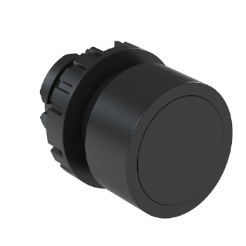 Botão Pulsador Faceado WEG CSW-BF5, Cor Preto, 22mm, IP66. Cód: 12882152