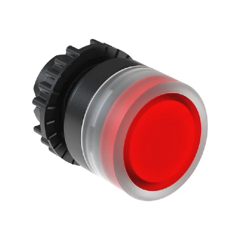 Botão Pulsador Guardado WEG CSW-BFI1, Cor Vermelho, 22mm, IP66. Cód: 12882259