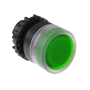 Botão Pulsador Guardado WEG CSW-BFI2, Cor Verde, 22mm, IP66. Cód: 12882260