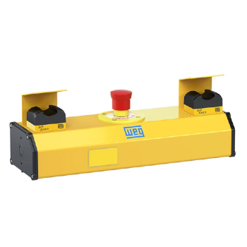 Console Bimanual Weg CBM-2F100RD com Botão de Emergência 12377082