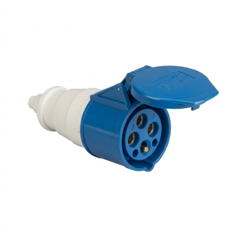 Acoplamento Industrial WEG 3P+T 32A 220-240V 9H Azul. Cód: 14684874