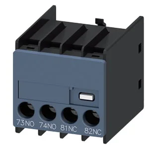 Bloco de Contato Auxiliar Frontal 1NA+1NF, Linha 3RH2. Cód: 3RH29111MA11