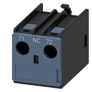 Bloco de Contato Auxiliar Frontal 1NF, Linha 3RH2. Cód: 3RH29111AA01