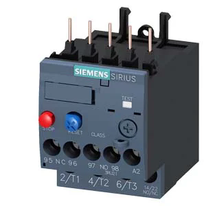 Relé de Sobrecarga Térmico 4,5-6,3A S00. Cód: 3RU2116-1GB0