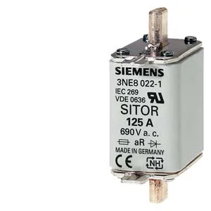 Fusível Sitor Ultra-Rápido T00 160A. Cód: 3NE8024-1