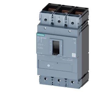 Disjuntor Caixa Moldada Siemens Tripolar 630A 36kA Ajuste 440-630A. Cód: 3VM1463-4EE32-0AA0