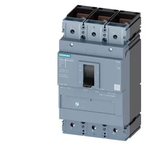 Disjuntor Caixa Moldada Siemens Tripolar 400A 36kA Ajuste 280-400A. Cód: 3VM1340-4EE32-0AA0
