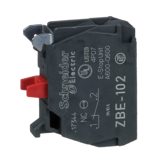 Bloco de Contato Schneider 1NF ZBE102 (Série XB4/XB5)