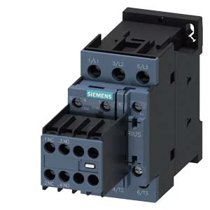 Contator Trifásico 32A 220VCA 50/60Hz, 2NA+2NF. Cód: 3RT20271AN24