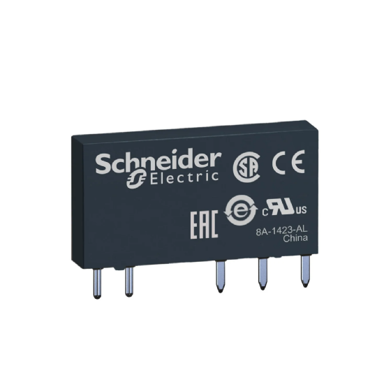 Relé de Interface Schneider Slim RSL 1NAF 6A 24VCC. Cód: RSL1AB4BD