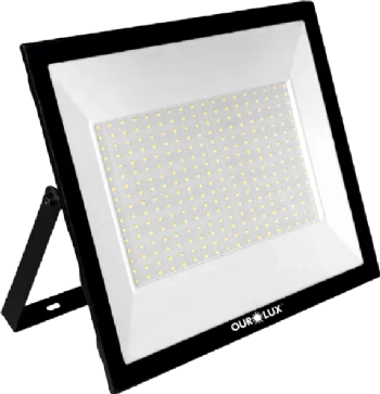Projetor LED Ourolux Slim 200W 6500K Bivolt 03269