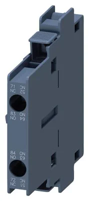 Bloco de Contato Auxiliar Lateral 1NA+1NF, para Contatores. Cód: 3RH29211EA11