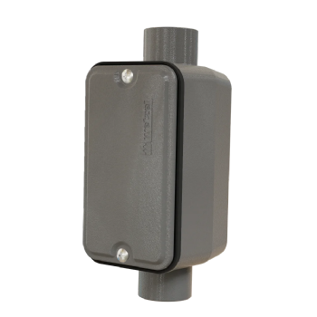 Condulete Alumínio 3/4" Tipo C Com Tampa BSP Wetzel