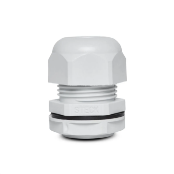 Prensa Cabo Steck PVC Cinza Rosca BSP 3/4" Curta. Cód: S853CI