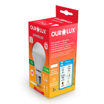 Lâmpada LED Bulbo Ourolux 12W 6500K Bivolt 20041