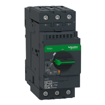 Disjuntor Motor Tripolar Schneider TeSys GV3P 48-65A. Cód: GV3P65