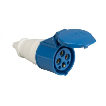 Acoplamento Industrial WEG 3P+T 16A 220-240V 9H Azul. Cód: 14684828