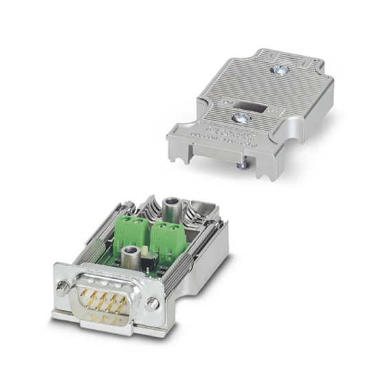 Conector de Barramento D-SUB Profibus Phoenix Contact SUBCON-PLUS-PROFIB/AX/SC - Cód: 2744380