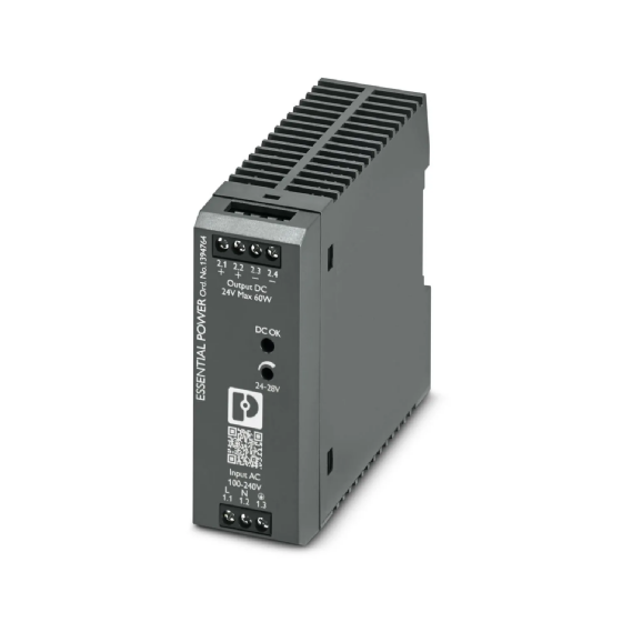 Fonte de Alimentação Chaveada Phoenix Contact ESSENTIAL-PS 2.5A 24VCC 60W - Cód: 1394764