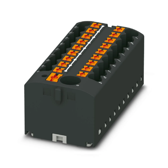 Bloco de Distribuição Phoenix Contact PTFIX 6/18X2,5 BK - Cód: 3273388