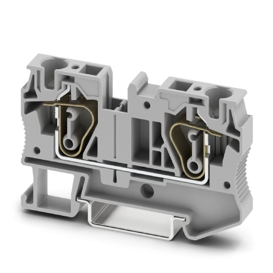 Borne de Passagem Mola 6mm² Phoenix Contact ST 6 Cinza - Cód: 3031487