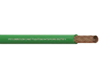 Cabo Flexível 750V 6,0mm² Verde (Rolo 100m) - Cobrecom