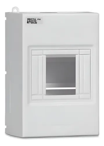 Caixa para 4 Disjuntores DIN Steck Sobrepor IP40. Cód: SSCT4