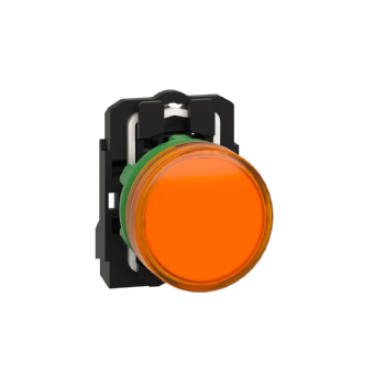 Sinaleiro LED Schneider Harmony XB5 Plástico Amarelo 24V. Cód: XB5AVB5