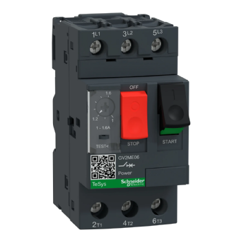 Disjuntor Motor Schneider TeSys Deca 1-1,6A GV2ME06