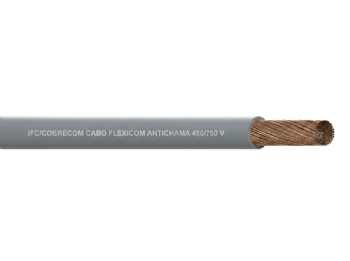 Cabo Flexível 750V 6,0mm² Cinza (Rolo 100m) - Cobrecom