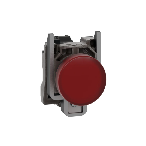 Sinaleiro LED Schneider Harmony XB4 Metálico Vermelho 24V. Cód: XB4BVB4