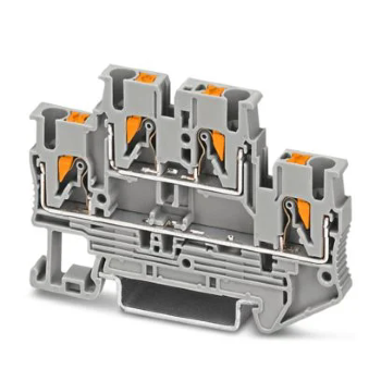 Borne de Dois Andares Phoenix Contact PTTB 2,5 Push-in Cinza. Cód: 3210567