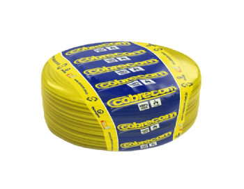 Cabo Flexível 750V 1,5mm² Amarelo (Rolo 100m) - Cobrecom