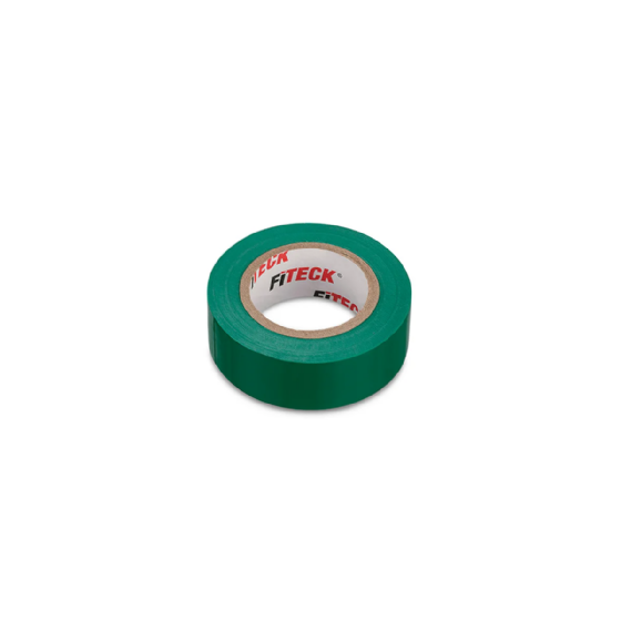 Fita Isolante Steck 10m x 19mm Verde. Cód: SFT1310VD