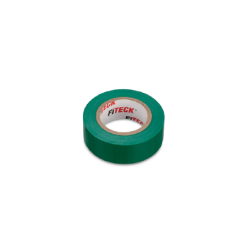 Fita Isolante Steck 10m x 19mm Verde. Cód: SFT1310VD