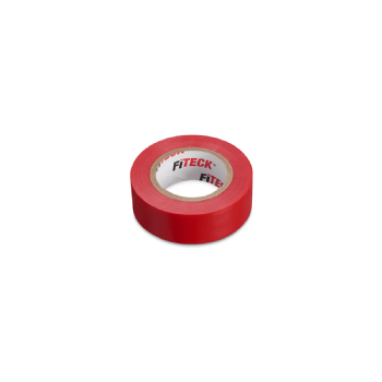 Fita Isolante Steck 10m x 19mm Vermelha. Cód: SFT1310VM