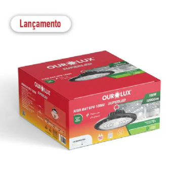 Luminária LED Highbay UFO Ourolux 100W 6500K 05593