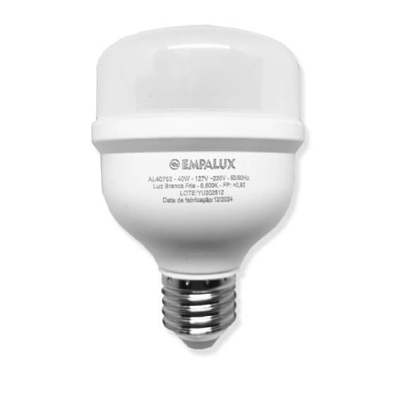 Lâmpada LED Bulbo Alta Potência 40W 6500K E27 AL40762