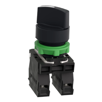 Seletor Schneider Harmony XB5 Plástico 2 Posições Fixas 2NA. Cód: XB5AD23